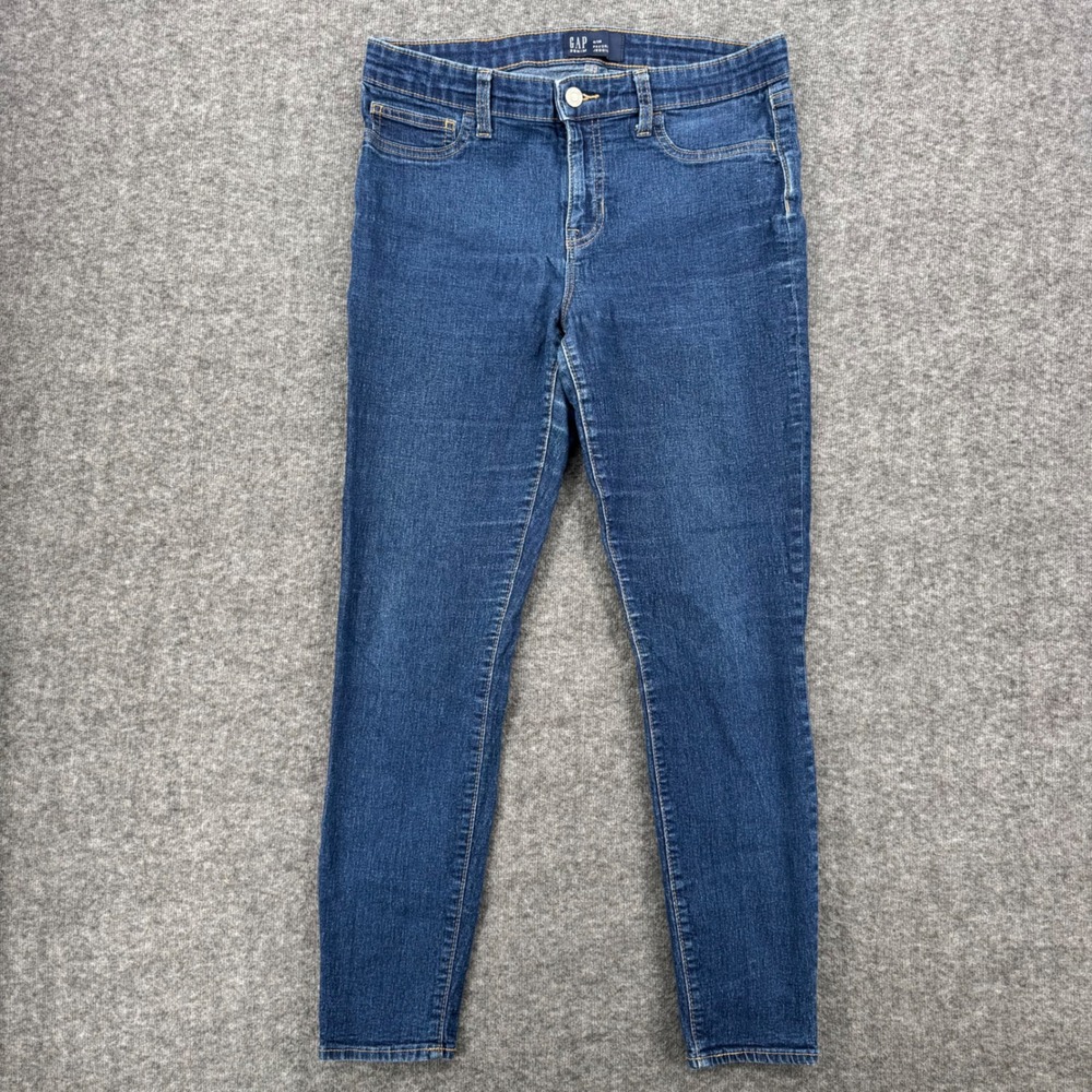 Gap Favorite Jeggin Womens 8/29 Dark Wash Mid Rise Slim Stretch Denim Jeans